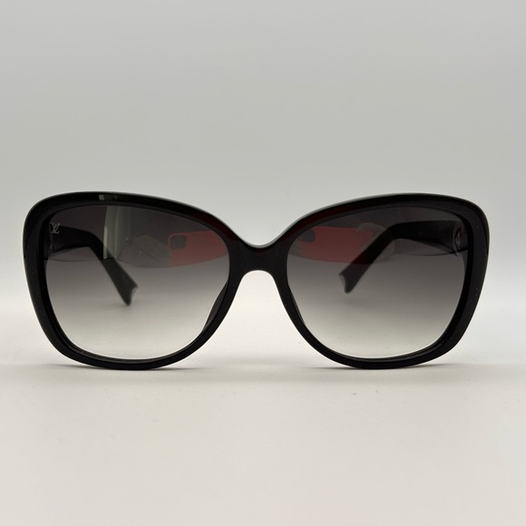 Louis Vuitton Accessories - Louis Vuitton Black Heather Strass Sunglasses Z0457E ITALY No Box